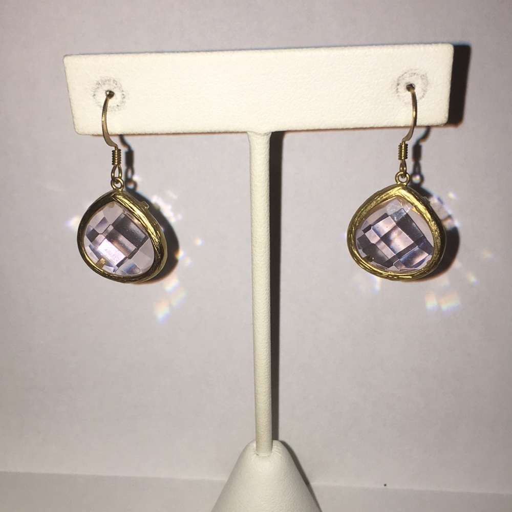Pink Crystal Earrings